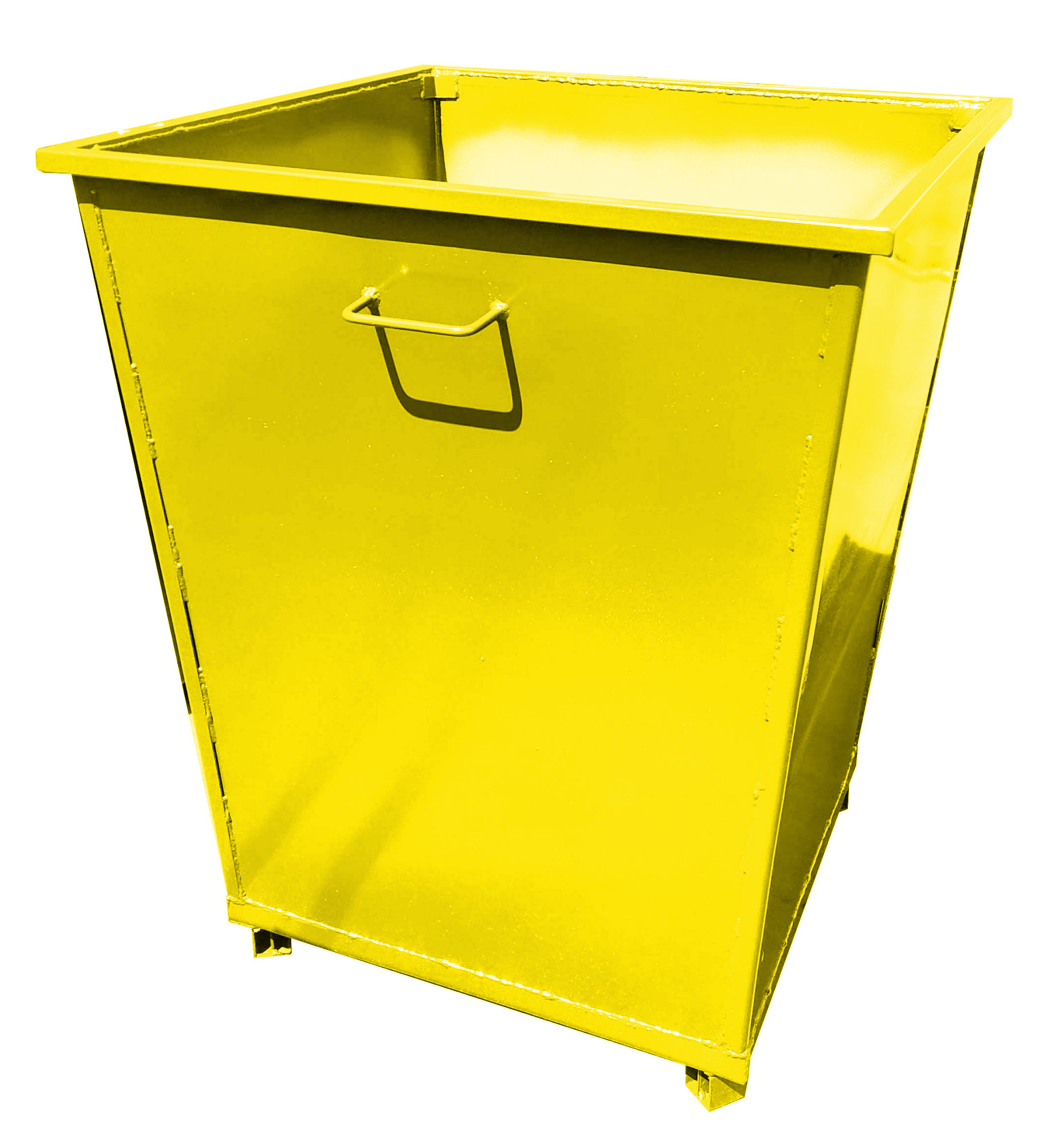 Контейнер АТМ ЮНІОН для ТПВ 750 л, метал 2 мм, жовтий